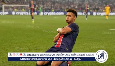نهائي الشامبيونزليج.. دوي يسجل الهدف الثالث لباريس سان جيرمان في شباك إنتر ميلان