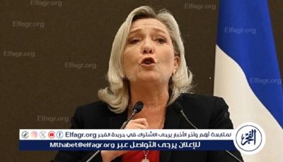 لوبان تلوّح بإمكانية سحب الثقة من الحكومة الفرنسية بسبب الضرائب