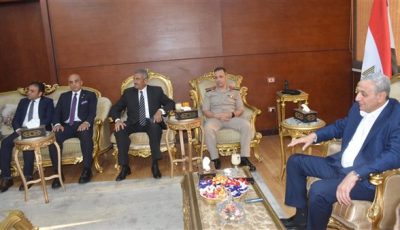 محافظ الغربية يستقبل المهنئين بعيد الأضحى المبارك