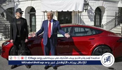 بسبب الخلاف مع ماسك.. ترامب ينوي التبرع أو بيع سيارة تيسلا اشتراها