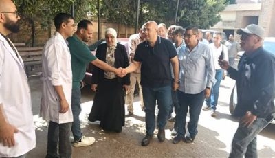 نائب محافظ الجيزة يتابع سير العمل في مستشفى إمبابة العام