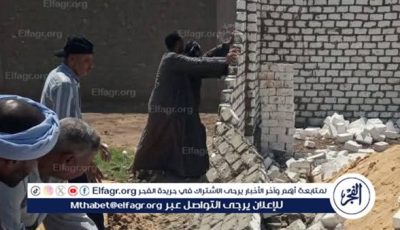 في الشعانية بنجع حمادي.. إزالة فورية لحالتي بناء مخالف على مساحة 350 مترًا