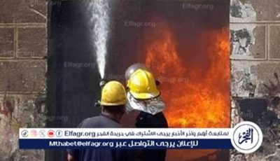 السيطرة على حريق هائل اندلع بمحل ملابس وسط الأقصر دون وقوع إصابات