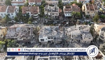 مشاهد جوية غير مسبوقة من جنوب تل أبيب.. دمار كبير في بات يام “فيديو”