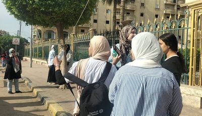 بدأ طلبة وطالبات الثانوية العامة بقري ومراكز محافظة المنوفية التوافد على اللجان