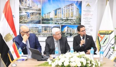 وزير التعليم العالي يفتتح مشروع تطوير مستشفى الجراحة بجامعة بنها