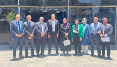 وكيل وزارة الصحة بالمنوفية يستقبل وفد نقابة الصيادلة دعمًا لمؤتمر PharmaGov 2025