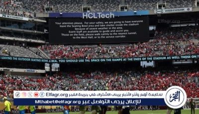 مواجهة الأهلي وبالميراس ثالث مباراة تتوقف في مونديال الأندية بسبب الأحوال الجوية