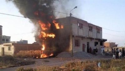 السيطرة على حريق في منزل غير مأهول بقرية تلت ببني سويف دون إصابات بشرية