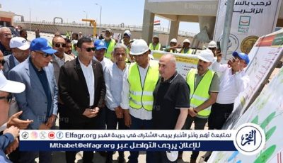 محافظ المنيا ووزير الإسكان يتفقدان مشروعات مياه الشرب والصرف الصحي ضمن مبادرة “حياة كريمة”