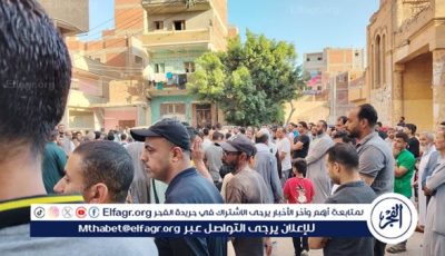 جنازة شعبية لشهيد لقمة العيش بتفهنا الاشراف بالدقهلية