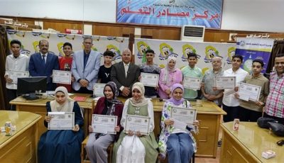 “قبيصي” يكرم أوائل الشهادة الإعدادية بالفيوم وسط فرحة عارمة من أولياء الأمور