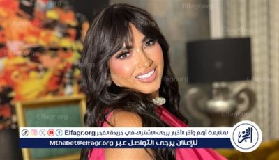 روجينا تتألق بالفستان الأحمر في أحدث ظهور لها