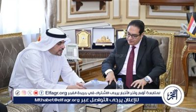 رئيس جامعة القاهرة يستقبل رئيس المكتب الثقافي الكويتي