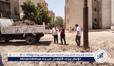 رفع 65 طنًا من المخلفات بمساكن قرية المطمر بمركز ساحل سليم فى أسيوط