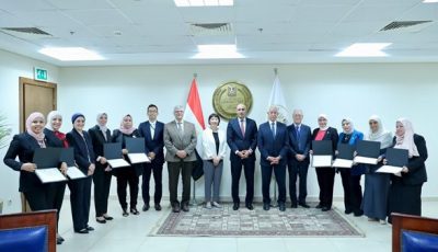 وزير التعليم ونائب رئيس هيئة التعاون الدولي اليابانية “جايكا” يكرمان الدفعة الرابعة من مدربي التوكاتسو