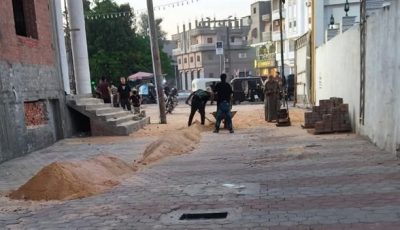 رصف الطرق وتركيب انترلوك بشوارع مدينة الجماليه بتكلفة اجمالية قدرها 6 مليون و245 الف جنيه