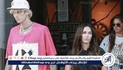 بالصور.. مطرب الراب العالمي ماشين كيلي بصحبة النجمة السورية لينا دياب في ميلان