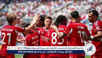 بنفيكا ينتصر على بايرن ميونخ ويتأهل لدور الـ16 متصدرًا للمجموعة في كأس العالم للأندية