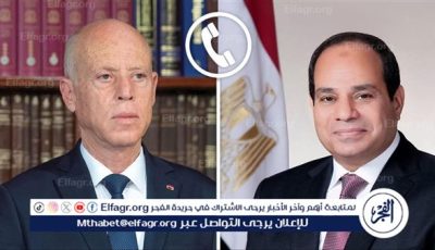 السيسي يتلقى تهنئة عيد الأضحى من الرئيس التونسي قيس سعيد.. وتأكيد على الروابط الأخوية بين البلدين