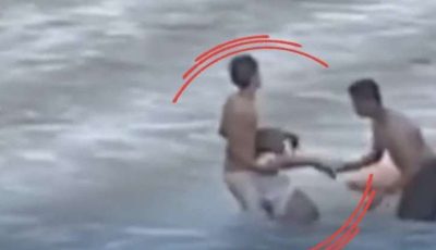شاهد اول صورة للبطل الذي ضحى بنفسه لانقاذ شاب غرق في عدن