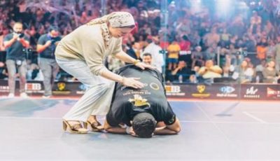 مصطفى عسل يتأهل إلى نهائي بطولة بريطانيا المفتوحة للإسكواش
