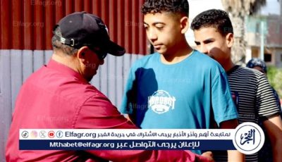 تفتيش طلاب الشهادة الاعدادية على أبواب اللجان في الدقهلية
