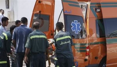 إصابة 13 شخصًا في انقلاب سيارة ربع نقل على طريق العلاقي بأسوان