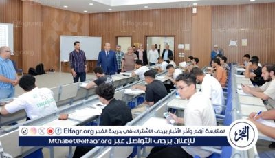 رئيس جامعة المنصورة الأهلية يشدد على سرعة الانتهاء من أعمال التصحيح وإعلان النتائج للطاب