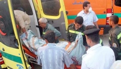 إصابة 9 أشخاص إثر إنقلاب “ميكروباص” بـ “صحراوي” البحيرة