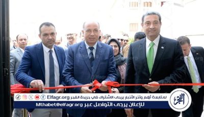 محافظ دمياط ورئيس جامعة المنصورة يفتتحان مشروعات خدمية بمدينة رأس البر