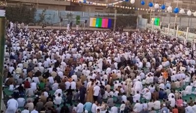 حملات نظافة بمحيط المساجد والساحات لاستقبال المصلين لأداء عيد الأضحى في الجيزة