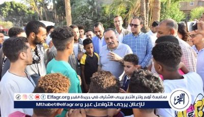 محافظ أسيوط يتفقد أعمال تطوير طريق نجع سبع