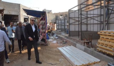 محافظ الغربية يتفقد شوارع طنطا لمتابعة أعمال النظافة ورفع الإشغالات