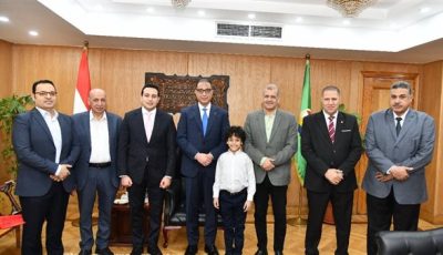 محافظ الفيوم يستقبل المهنئين بعيد الأضحى المبارك