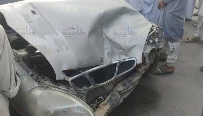 سيارة ملاكى تصدم سيارة رئيس مجلس مدينة طامية بالفيوم دون إصابات
