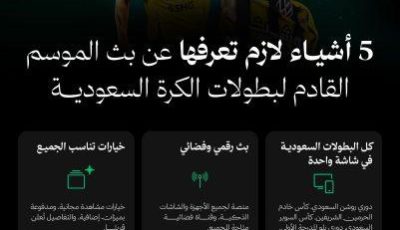 من هو الناقل الجديد لجميع بطولات الكرة السعودية؟