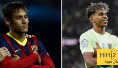 صور: لامين يامال يجعل نيمار يرتدي قميص برشلونة مجددًا!