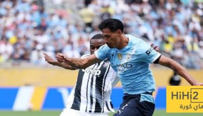 مانشستر سيتي ينهي الشوط الأول متقدما على يوفنتوس بهدفين لهدف